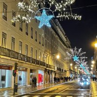 Visita às iluminações de Natal em Lisboa